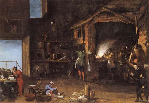 Napoletano, Filippo The Alchemist oil painting image